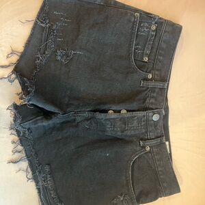We The Free Black Jean Shorts